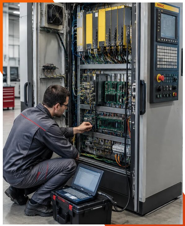 Ремонт систем ЧПУ FANUC промышленных станков в Нижневартовске