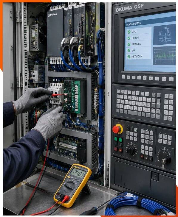 Ремонт систем ЧПУ Okuma OSP в Нижневартовске